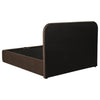 Anders Upholstered Queen Storage Lift Platform Bed Chocolate — product view 6