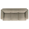 Dorset 3-piece Upholstered Round Track Arm Sofa Set Brown — product view 6