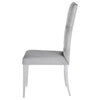 Kerwin Velvet Upholstered Dining Side Chair Grey (Set of 2) — product view 6