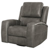Brickston Triple Power Swivel Glider Recliner Charcoal — product view 6