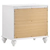 Barzini 2-drawer Nightstand White — product view 6