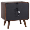 Robyn 2-drawer Nightstand Bedside Table Dark Walnut — product view 6