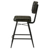 Partridge Leather Counter Chair Antique Espresso (Set of 2) — product view 6