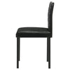 Garza Upholstered Dining Side Chair Black (Set of 4) — product view 6
