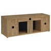 Fuller 60-inch 2-door TV Stand Fireplace Media Console Mango — product view 7