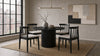 Hamlyn 47-inch Round Wood Dining Room Table Black — product view 7