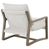 Geneva Boucle Upholstered Wood Arm Accent Chair Sand — product view 7