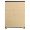 Caraway 4-drawer Bedroom Chest Black — product view 7