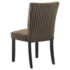 Dermott Upholstered Parson Dining Side Chair Chocolate (Set of 2) — product view 7