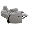 Gilson 2-piece Chenille Upholstered Reclining Sofa Set Grey — product view 7
