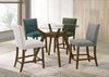 Paxton Round 48-inch Glass Top Counter Height Dining Table Brown — product view 7