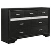 Miranda 5-piece Queen Bedroom Set Black — product view 7