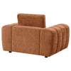 Burnett Chenille Upholstered Accent Chair Burnt Orange — product view 7