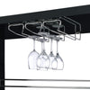 Prescott Rectangular Home Wine Table Black High Gloss — product view 7