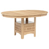 Lavon 5-piece Oval Extension Leaf Dining Set Light Oak — product view 7