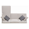 Mcloughlin Upholstered Sloped Arm Sectional Sofa Platinum — product view 7