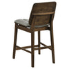Redbridge Upholstered Counter Chair Grey and Walnut (Set of 2) — product view 7