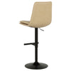 Eldridge Faux Leather Upholstered Adjustable Bar Stool Coffee Tan — product view 7