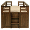 Carlsbad Wood Twin Captains Bed With Trundle Medium Brown — product view 7