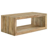 Benton 3-piece Solid Mango Coffee and End Table Set Natural — product view 7