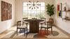Hamlyn 47-inch Round Wood Dining Room Table Walnut — product view 7