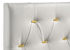Kendall Upholstered Queen Panel Bed White — product view 7