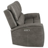 Brickston Triple Power Reclining Sofa Charcoal — product view 7