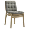 Strouse 5-piece Dining Set Grey and Natural Oak — product view 7