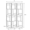 Damis 3-Panel Room Divider Folding Shoji Screen Black — product view 7