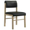 Strouse 5-piece Dining Set Black and Natural Oak — product view 7