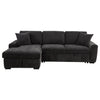 Pastrana Upholstered Sleeper Sectional Sofa LAF Chaise Grey — product view 7