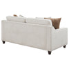 Christine Upholstered Sloped Arm Sofa Beige — product view 7