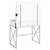 Eliza Vanity Set with Lighting & Stool White and Chrome — product view 7