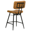 Partridge Leather Counter Chair Antique Camel (Set of 2) — product view 7