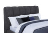 Nollet 48-inch Upholstered Queen Panel Platform Bed Grey — product view 7