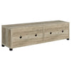 Sachin 4-door Engineered Wood 79-inch TV Stand Distressed Pine — product view 7