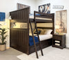 Jordan Bunk Bed — Full/Full / Weathered Espresso / No Stairs