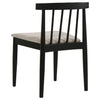 Cullen Dining Side Chair Upholstered Seat Black (Set of 2) — product view 7
