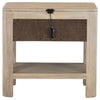 Solano 1-drawer Nightstand Bedside Table Weathered Mango — product view 7