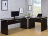 Skylar 39-inch Engineered Wood Writing Desk Cappuccino — product view 7