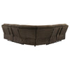 Atkinson Upholstered Reclining Sectional Sofa Chocolate — product view 7