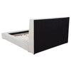 Dreux Upholstered Queen Panel Platform Bed Cream — product view 7