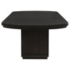 Leandro 78-inch Extension Dining Room Table Burnished Black — product view 7