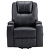 Armstrong Upholstered Power Lift Massage Recliner Espresso — product view 7