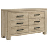 Oakglen 5-piece Queen Bedroom Set Weathered Oak — product view 7