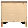 Miranda 3-drawer Nightstand Bedside Table Black — product view 7