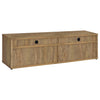 Tabby TV Stand for TVs up to 85 Inches with 4-Door Storage in Mango — product view 7