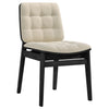 Strouse 5-piece Dining Set Cream and Black — product view 7