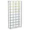 Montara Tempered Glass Wine Storage LED Curio Cabinet Chrome — product view 7
