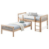 Dakota Wood Twin Over Twin Bunk Bed Natural — product view 7